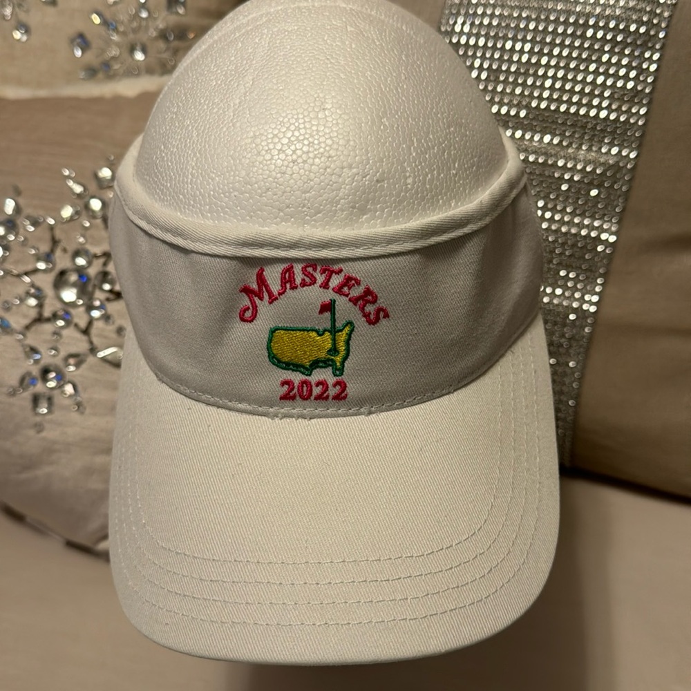 Masters 2022 Adjustable White Visor - image 1